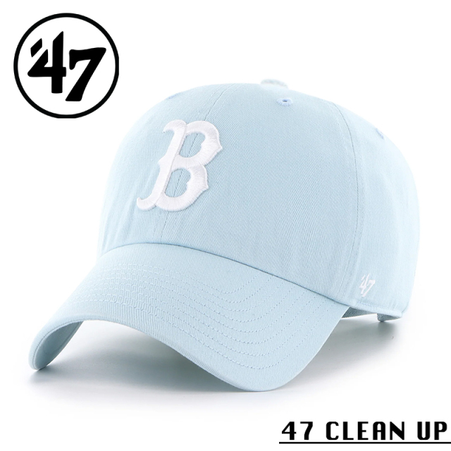 ★カートで割引対象品★【メーカー取次】’47 Brand フォーティーセブン・ブランド 14751263 47 CLEAN UP ノーループラベル ボストン レッドソックス キャップ マコ【Sx】【R】