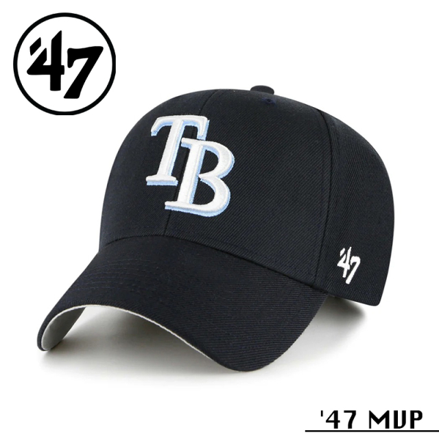 ★カートで割引対象品★【メーカー取次】’47 Brand フォーティーセブン・ブランド 14751269 47 MVP タンパベイ・レイズ ネイビー【Sx】【R】