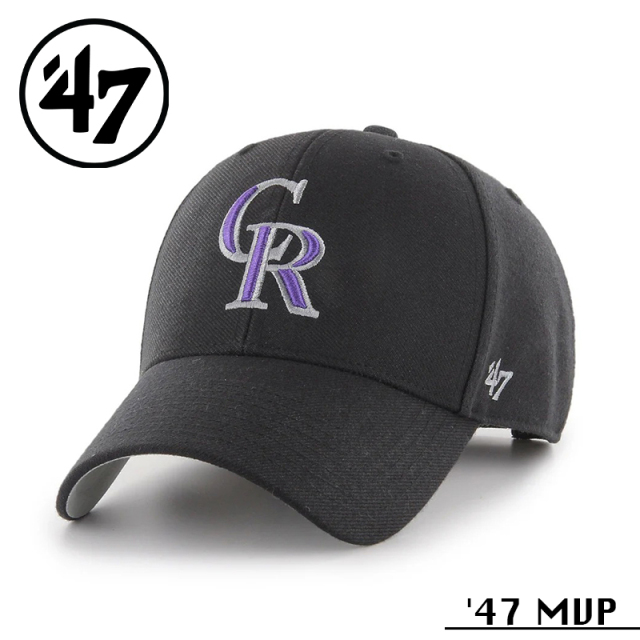 ★カートで割引対象品★【メーカー取次】’47 Brand フォーティーセブン・ブランド 14751271 47 MVP コロラド・ロッキーズ ブラック【Sx】【R】