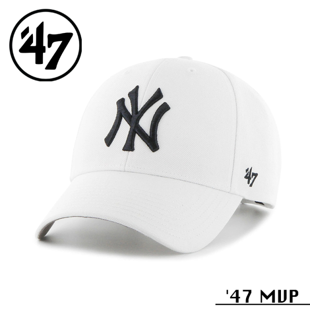 ★カートで割引対象品★【メーカー取次】’47 Brand フォーティーセブン・ブランド 14751281 47 MVP ニューヨーク・ヤンキース ホワイト【Sx】【R】