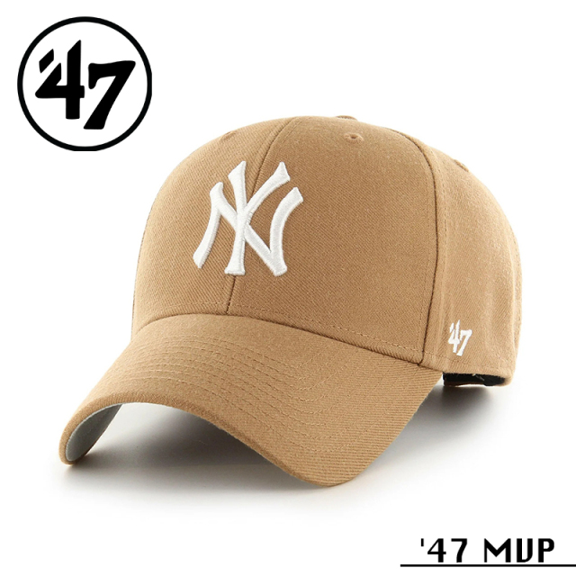★カートで割引対象品★【メーカー取次】’47 Brand フォーティーセブン・ブランド 14751283 47 MVP ニューヨーク・ヤンキース キャメル【Sx】【R】