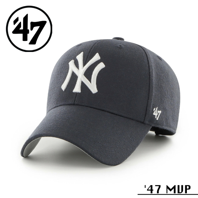 ★カートで割引対象品★【メーカー取次】’47 Brand フォーティーセブン・ブランド 14751285 47 MVP ニューヨーク・ヤンキース ネイビー【Sx】【R】