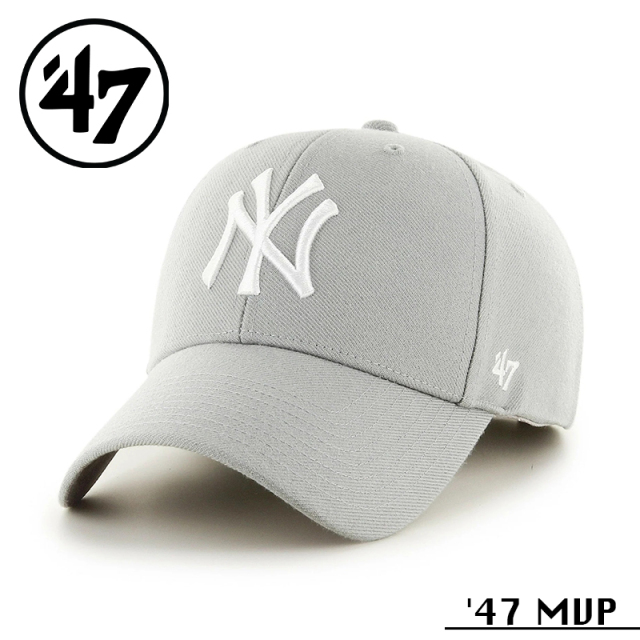 ★カートで割引対象品★【メーカー取次】’47 Brand フォーティーセブン・ブランド 14751290 47 MVP ニューヨーク・ヤンキース グレー【Sx】【R】