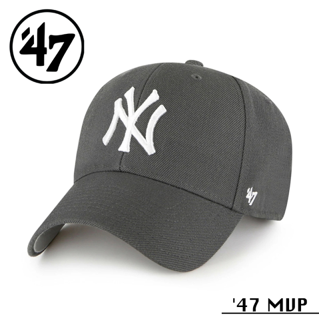 ★カートで割引対象品★【メーカー取次】’47 Brand フォーティーセブン・ブランド 14751292 47 MVP ニューヨーク・ヤンキース チャコール【Sx】【R】