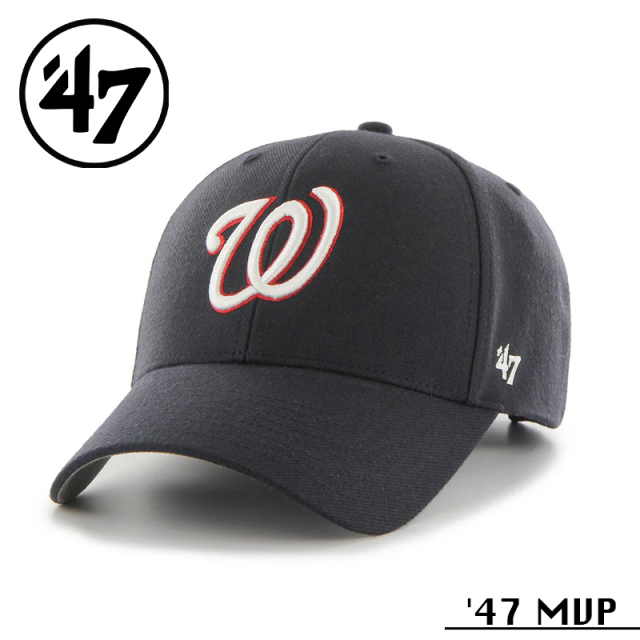 ★カートで割引対象品★【メーカー取次】’47 Brand フォーティーセブン・ブランド 14751300 47 MVP ワシントン・ナショナルズ ネイビー【Sx】【R】