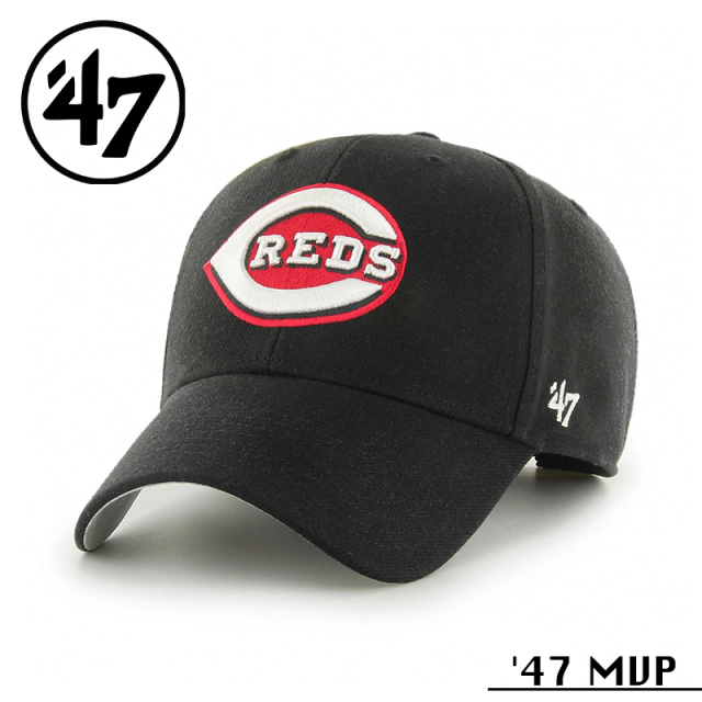 ★カートで割引対象品★【メーカー取次】’47 Brand フォーティーセブン・ブランド 14751327 47 MVP シンシナティ・レッズ ブラック【Sx】【R】