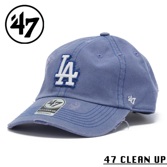 【即日出荷対応】’47 Brand フォーティーセブン・ブランド 14920509 47 CLEAN UP ロサンゼルス・ドジャース WELL-WORN スリフトブルー キャップ【キャンペーン対象外】【T】