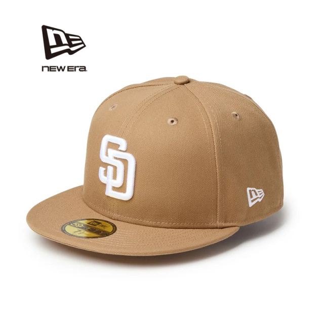 【メーカー取次】NEW ERA ニューエラ 14942682 59FIFTY サンディエゴ・パドレス カーキ/ホワイト キャップ【キャンペーン対象外】【R】