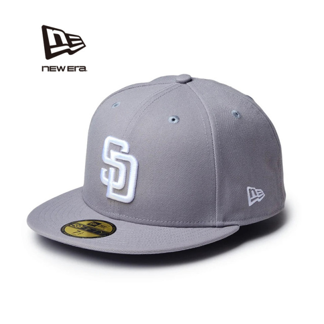 【メーカー取次】NEW ERA ニューエラ 14942683 59FIFTY サンディエゴ・パドレス グレー/ホワイト キャップ【キャンペーン対象外】【R】