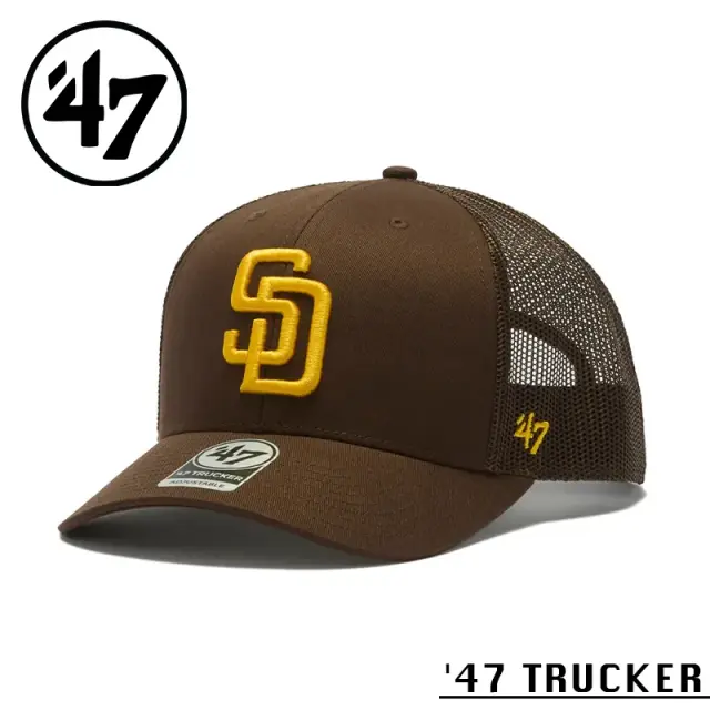 【メーカー取次】’47 Brand フォーティーセブン・ブランド 14943913 47 TRUCKER サンディエゴ・パドレス ブラウン【Sx】【R】