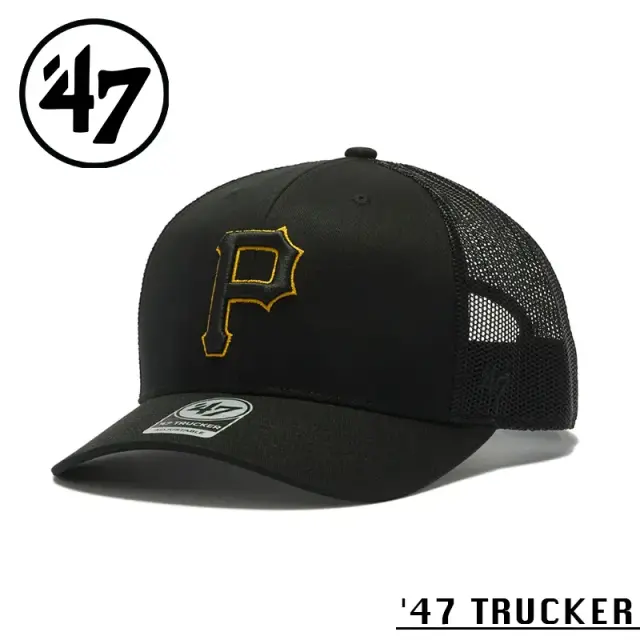【メーカー取次】’47 Brand フォーティーセブン・ブランド 14943914 47 TRUCKER ピッツバーグ・パイレーツ ブラック【Sx】【R】