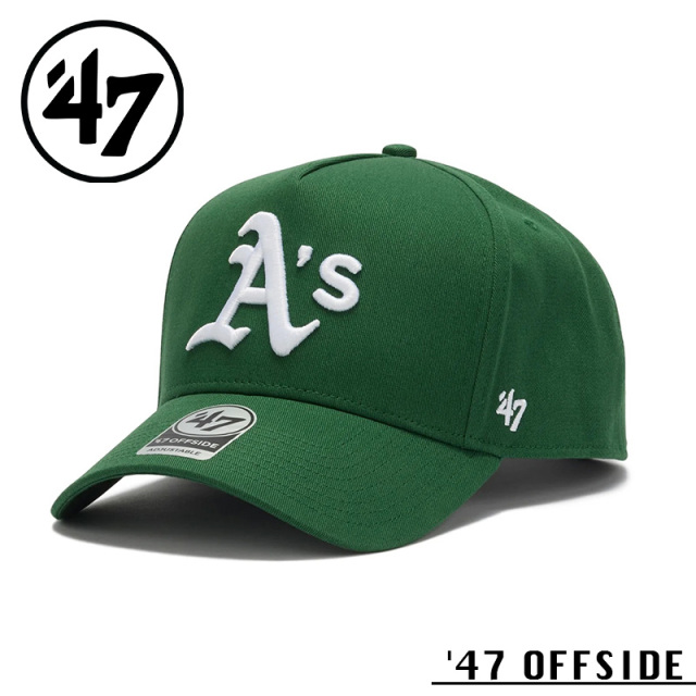★カートで割引対象品★【メーカー取次】’47 Brand フォーティーセブン・ブランド 14943924 47 OFFSIDE オークランド・アスレチックス グリーン【Sx】【R】