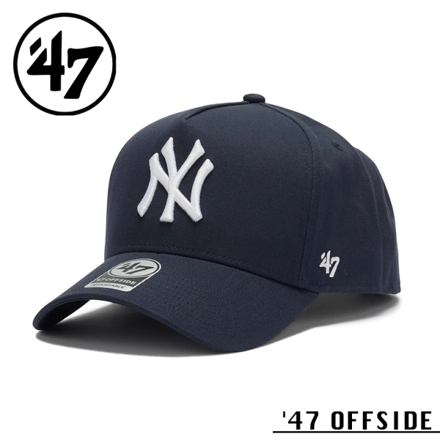 ★カートで割引対象品★【メーカー取次】’47 Brand フォーティーセブン・ブランド 14943925 47 OFFSIDE ニューヨーク・ヤンキース ネイビー【Sx】【R】