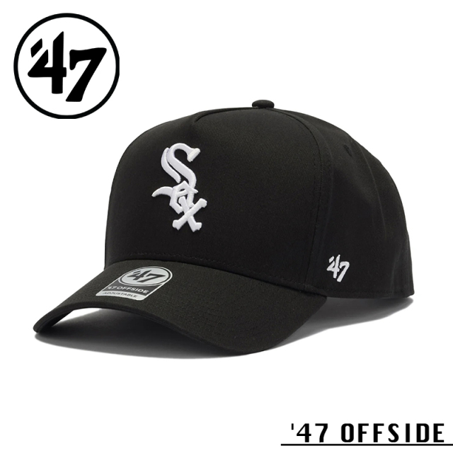 ★カートで割引対象品★【メーカー取次】’47 Brand フォーティーセブン・ブランド 14943928 47 OFFSIDE シカゴ・ホワイトソックス ブラック【Sx】【R】