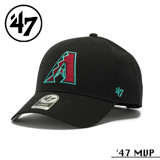 ★カートで割引対象品★【メーカー取次】’47 Brand フォーティーセブン・ブランド 14943939 47 MVP アリゾナ・ダイヤモンドバックス レプリカ ブラック【Sx】【R】
