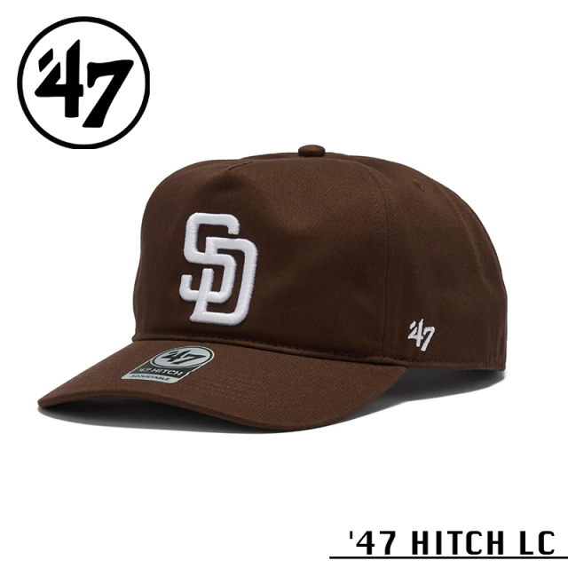 ★カートで割引対象品★【メーカー取次】’47 Brand フォーティーセブン・ブランド 14943940 47 HITCH LC サンディエゴ・パドレス ブラウン【Sx】【R】