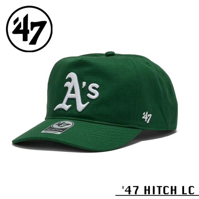 ★カートで割引対象品★【メーカー取次】’47 Brand フォーティーセブン・ブランド 14943941 47 HITCH LC オークランド・アスレチックス グリーン【Sx】【R】