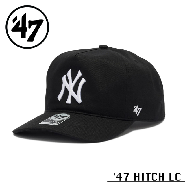 ★カートで割引対象品★【メーカー取次】’47 Brand フォーティーセブン・ブランド 14943948 47 HITCH LC ニューヨーク・ヤンキース ブラック【Sx】【R】
