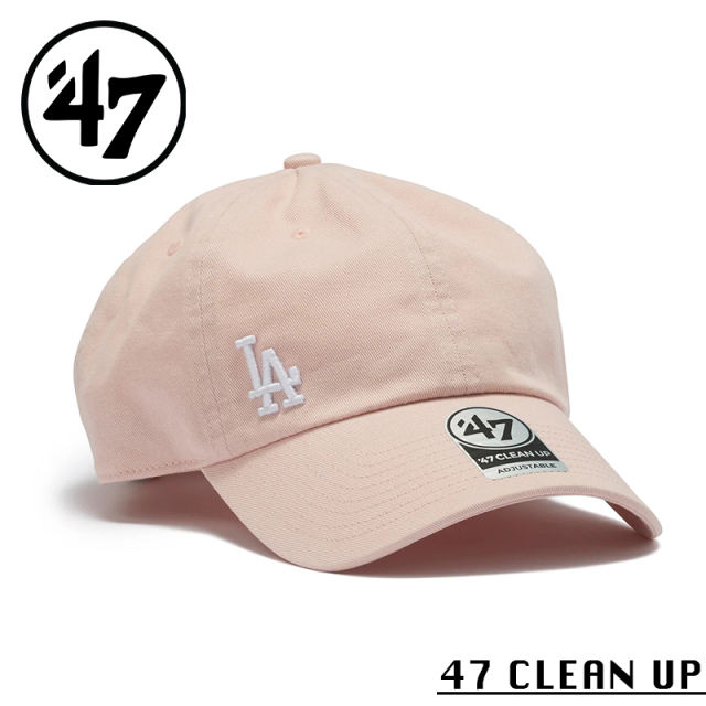 ★カートで割引対象品★【メーカー取次】’47 Brand フォーティーセブン・ブランド 14943966 47 CLEAN UP ロサンゼルス・ドジャース サスペンス ピンク【Sx】【R】