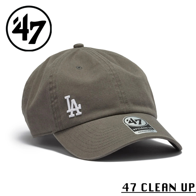 ★カートで割引対象品★【メーカー取次】’47 Brand フォーティーセブン・ブランド 14943968 47 CLEAN UP ロサンゼルス・ドジャース サスペンス ダークグレー【Sx】【R】