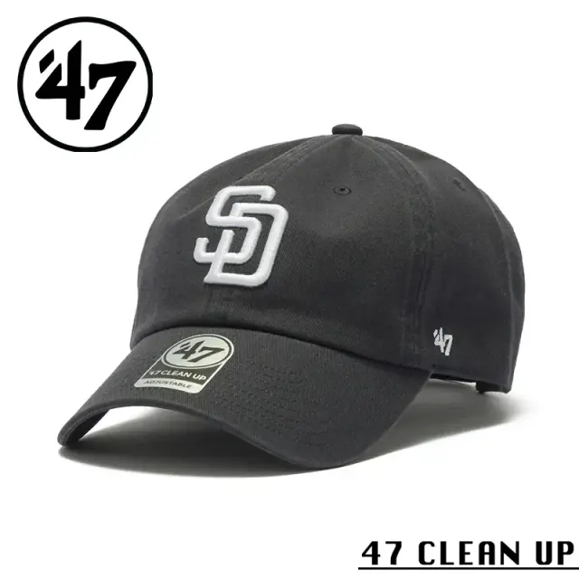 【メーカー取次】’47 Brand フォーティーセブン・ブランド 14943971 47 CLEAN UP サンディエゴ・パドレス ノーループラベル ビンテージネイビー【Sx】【R】
