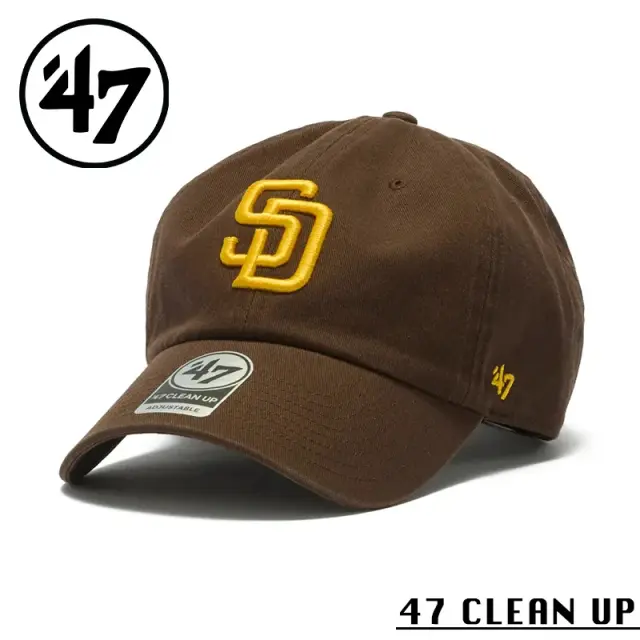 【メーカー取次】’47 Brand フォーティーセブン・ブランド 14943977 47 CLEAN UP サンディエゴ・パドレス ノーループラベル ブラウン【Sx】【R】