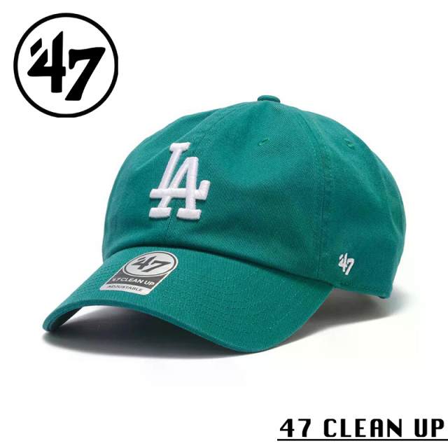 ★カートで割引対象品★【メーカー取次】’47 Brand フォーティーセブン・ブランド 14944015 47 CLEAN UP ロサンゼルス・ドジャース ノーループラベル テイルゲートグリーン【Sx】【R】