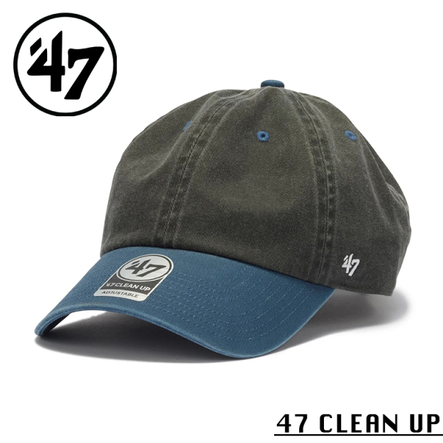 ★カートで割引対象品★【メーカー取次】’47 Brand フォーティーセブン・ブランド 14944042 47 CLEAN UP クラシック ダークグレー×ネイビー【Sx】【R】