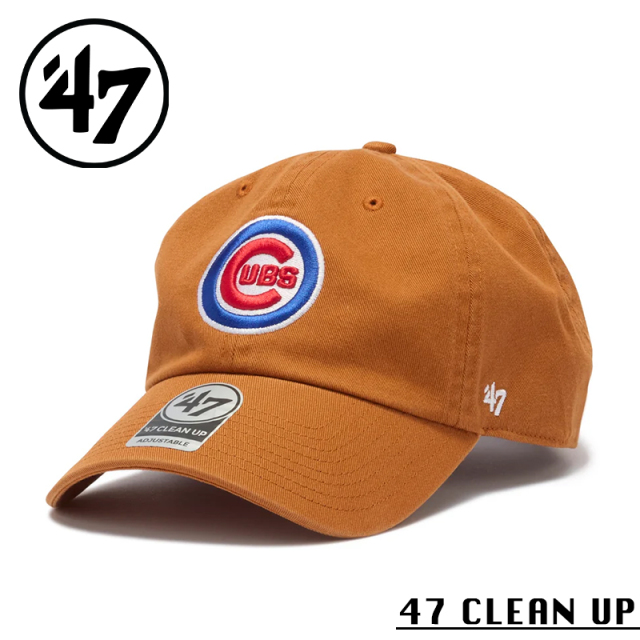 【メーカー取次】’47 Brand フォーティーセブン・ブランド 14944070 47 CLEAN UP シカゴ・カブス ノーループラベル バーントオレンジ【Sx】【R】