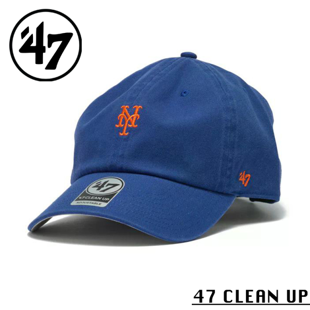 ★カートで割引対象品★【メーカー取次】’47 Brand フォーティーセブン・ブランド 14944071 ’47 CLEAN UP ニューヨーク・メッツ ベースランナー ロイヤル【Sx】【R】