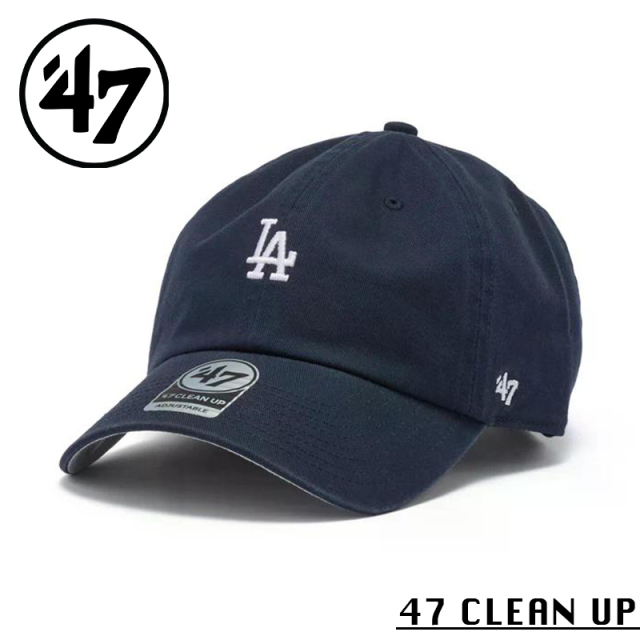 ★カートで割引対象品★【メーカー取次】’47 Brand フォーティーセブン・ブランド 14944073 ’47 CLEAN UP ロサンゼルス・ドジャース ベースランナー ネイビー【Sx】【R】
