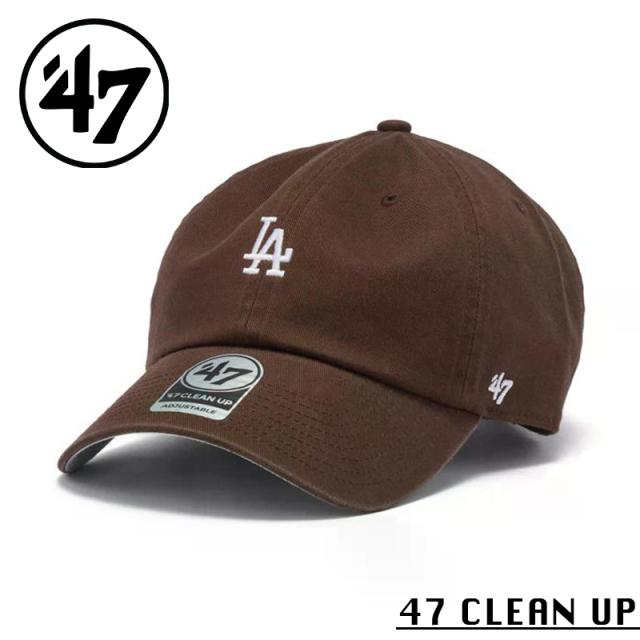 ★カートで割引対象品★【メーカー取次】’47 Brand フォーティーセブン・ブランド 14944077 ’47 CLEAN UP ロサンゼルス・ドジャース ベースランナー ブラウン【Sx】【R】