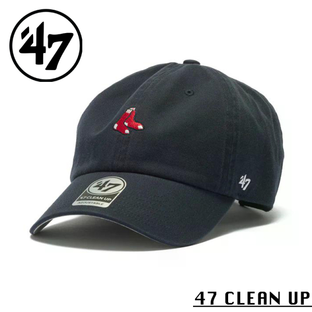★カートで割引対象品★【メーカー取次】’47 Brand フォーティーセブン・ブランド 14944079 ’47 CLEAN UP ボストン・レッドソックス ベースランナー ネイビー【Sx】【R】