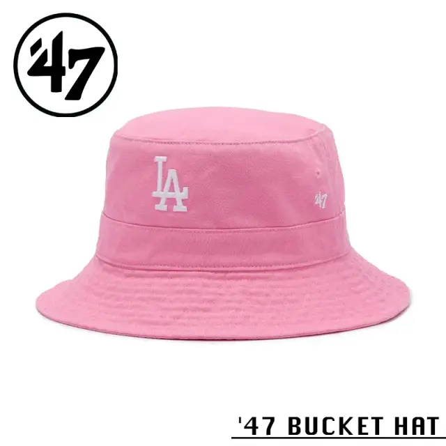 【メーカー取次】’47 Brand フォーティーセブン・ブランド 14944114 47 BUCKET HAT ロサンゼルス・ドジャース ローズ【Sx】【R】