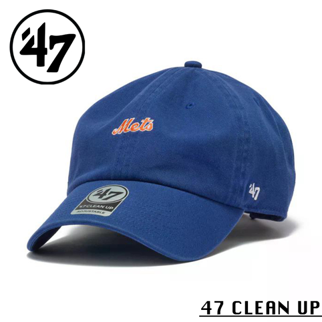 ★カートで割引対象品★【メーカー取次】’47 Brand フォーティーセブン・ブランド 14944131 ’47 CLEAN UP ニューヨーク・メッツ ベースランナー スクリプト ロイヤル【Sx】【R】