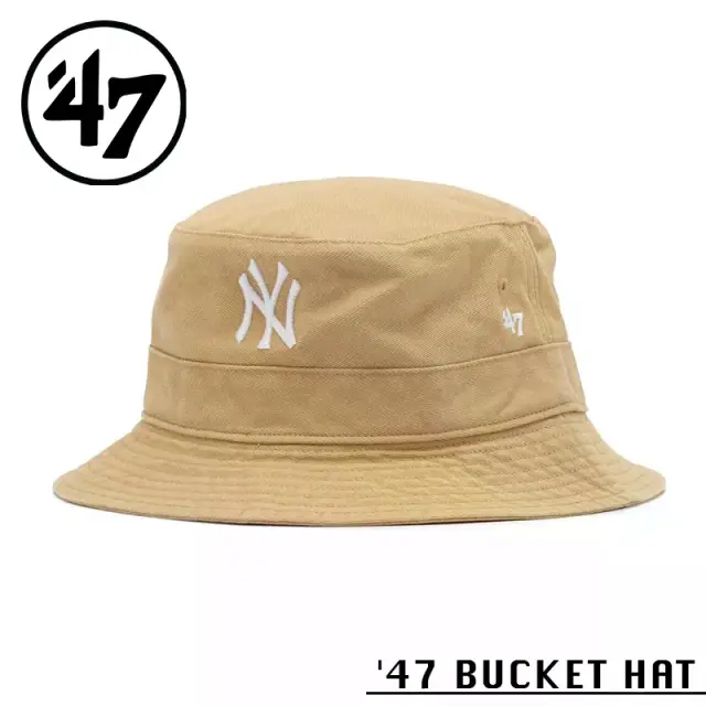 【メーカー取次】’47 Brand フォーティーセブン・ブランド 15149529 47 BUCKET HAT ニューヨーク・ヤンキース カーキ【Sx】【R】