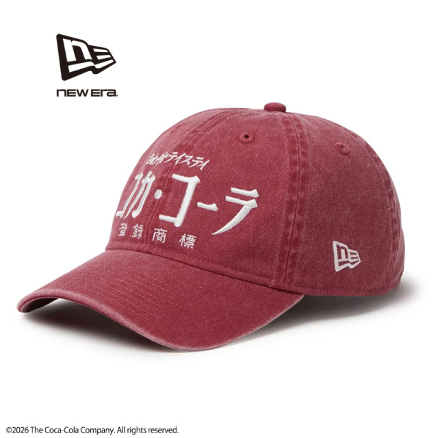 【即日出荷対応】NEW ERA ニューエラ 15154854 9TWENTY Coca-Cola コカ・コーラ アシッドウォッシュ ラセット キャップ【キャンペーン対象外】【T】
