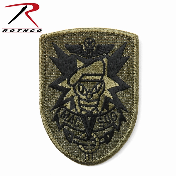 ★カートで割引対象品★【ネコポス便対応】ROTHCO ロスコ 1536 SUBDUED MAC VIET-SOG パッチ【T】