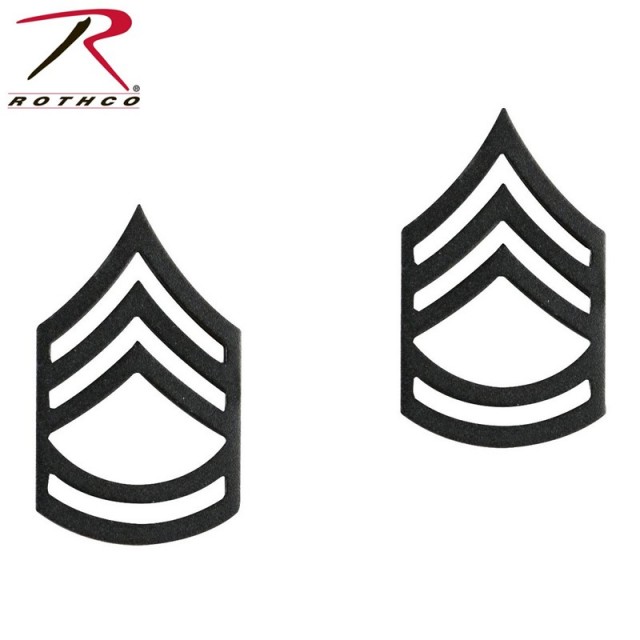 ★カートで割引対象品★【ネコポス便対応】ROTHCO ロスコ 1605 Private Insignia 米陸軍一等軍曹階級章 Subdued【T】