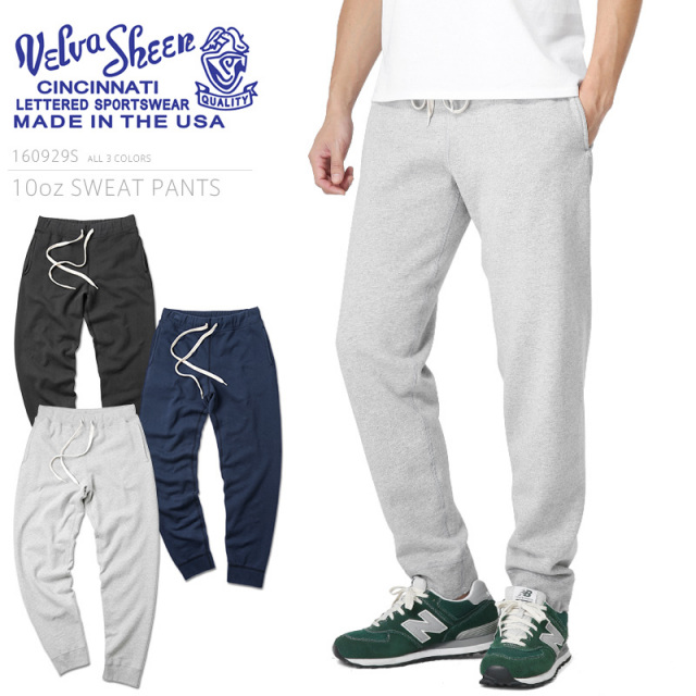 ★カートで割引対象品★Velva Sheen ベルバシーン 160929S MADE IN USA 10oz スウェットパンツ【T】