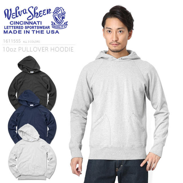 Velva Sheen ベルバシーン 161155S 10oz プルオーバー スウェットパーカ