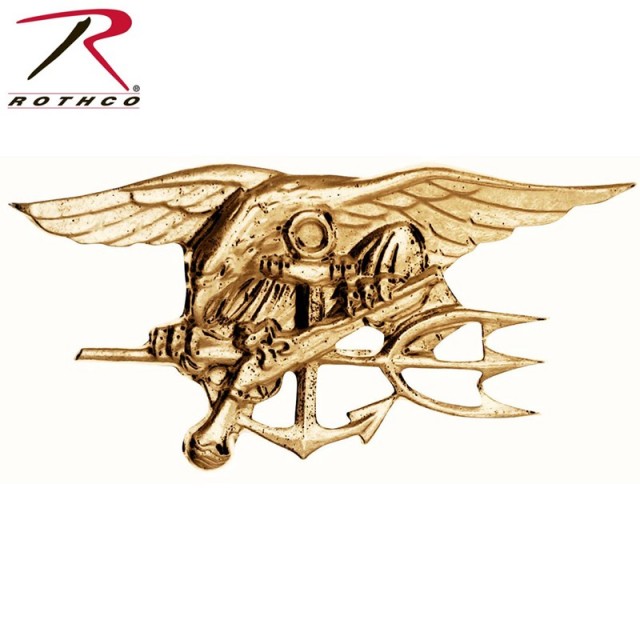 ★カートで割引対象品★ROTHCO ロスコ 1655 Navy Seals ネイビーシールズ ピンバッチ【T】