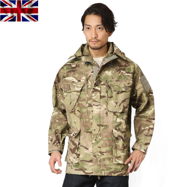 実物 新品 イギリス軍WINDPROOF コンバット スモック Multi Terrain Pattern ミリタリーファッション 軍服 迷彩服【キャンペーン対象外】【T】