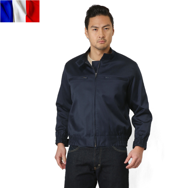 実物 新品 フランス軍 ユーティリティージャケット NAVY ミリタリーファッション 軍服【キャンペーン対象外】【T】