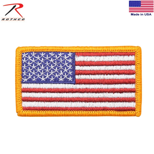 ★カートで割引対象品★【ネコポス便対応】ROTHCO ロスコ U.S.FLAG PATCH FULL COLOR （ワッペン）【取り寄せ】【T】