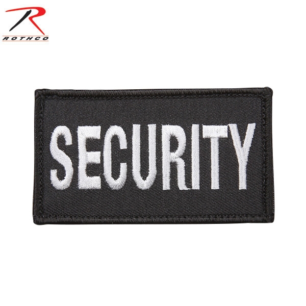 ★カートで割引対象品★【ネコポス便対応】ROTHCO ロスコ SECURITY W/HOOK BACK PATCH（ワッペン）【T】