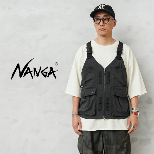 ★カートで割引対象品★【即日出荷対応】NANGA ナンガ N2500-1C202A HINOC ヒノック リップストップ ユーティリティベスト【Sx】【T】