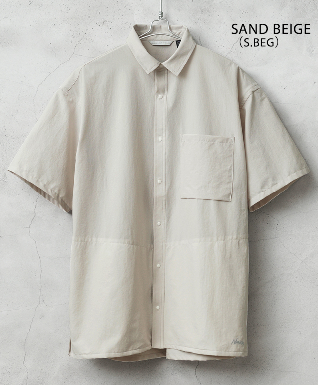 NANGA ナンガ NW2411-1E900 DotAir COMFY S/S SHIRT ドットエア