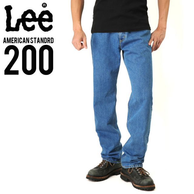 ★カートで割引対象品★Lee リー AMERICAN STANDARD 200フルカットデニムジーンズ ブルー(97)【T】