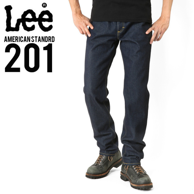 Lee リー AMERICAN STANDARD 201 ストレートデニムジーンズ ワン